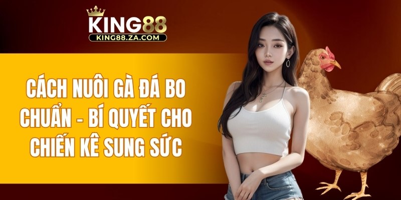 Cách nuôi gà đá bo