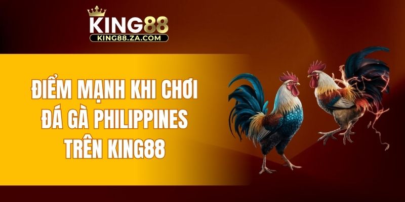 Điểm mạnh khi chơi đá gà Philippines trên KING88