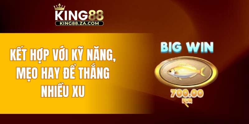 Kết hợp với kỹ năng, mẹo hay để thắng nhiều xu
